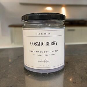 Cosmic berry candle
